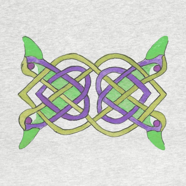 Celtic interlacing colors ter by Zamen